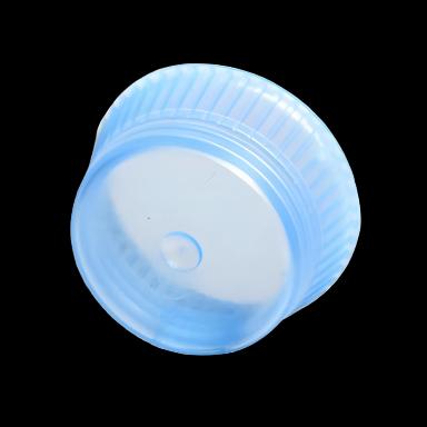 Uni-Flex® Safety Cap Tube Closure Flexible Plastic Over-Locking Blue 13 mm For 13 mm Culture Tubes NonSterile