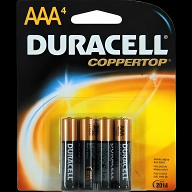 Alkaline Battery Duracell® Coppertop® Power Boost™ AAA Cell 1.5V Disposable 2 Pack