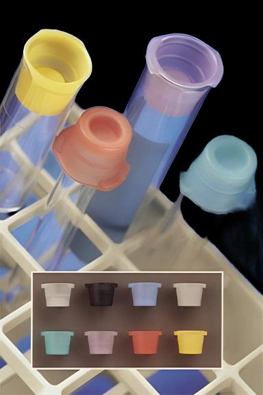 Fisherbrand™ VersaClosure™ Tube Closure LDPE Snap Cap Yellow For 10 mm / 12 mm / 13 mm / 16 mm Tubes NonSterile