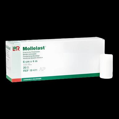 Conforming Bandage Mollelast® 2-3/5 Inch X 4-2/5 Yard 20 per Pack NonSterile Roll Shape