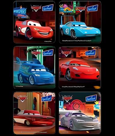 Disney® 75 per Roll Disney Cars Supercharged Sticker 2-1/2 Inch