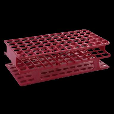 OneRack® Full Size Test Tube Rack 72 Place for 5-10 mL Tubes, Magenta - Durable & Heat-Resistant