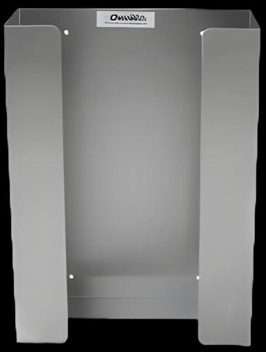 Omnimed Stainless Steel Glove Box Holder - Wall Mounted, 3-Box Capacity for Medical Facilities