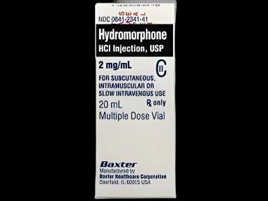 Hydromorphone HCl 2 mg / mL Injection Multiple-Dose Vial 20 mL CII