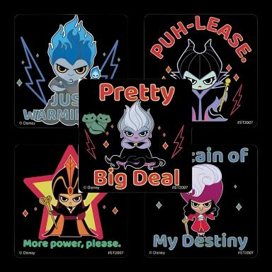 SmileMakers® 100 per Box Disney Villains Chibi Sticker 2-1/2 Inch