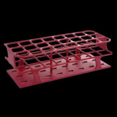 OneRack® Full Size Test Tube Rack, 24-Place, 15-50 mL, Magenta, Fiberglass-Reinforced POM