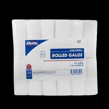 Conforming Bandage Dukal™ 4 Inch X 5 Yard 12 per Pack NonSterile 2-Ply Roll Shape