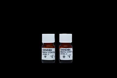 Diabetes Management Test Control Set Total Hemoglobin (HbA1c) Level 1, 2 2 X 2 X 0.5 mL