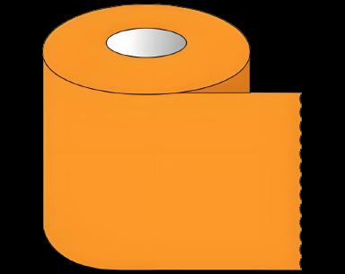 Shamrock Multipurpose Orange Label Tape 1-1/2 X 500 Inch for Medical & Laboratory Use