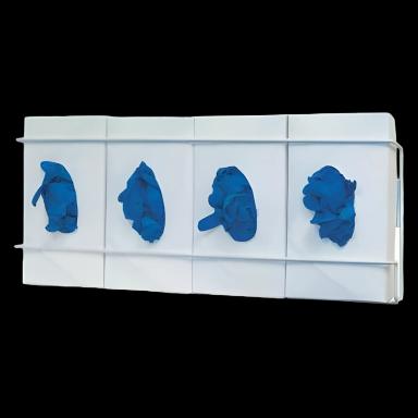 Bowman® Glove Box Holder - 4-Box Capacity, Coated Wire, Horizontal/Vertical Mount