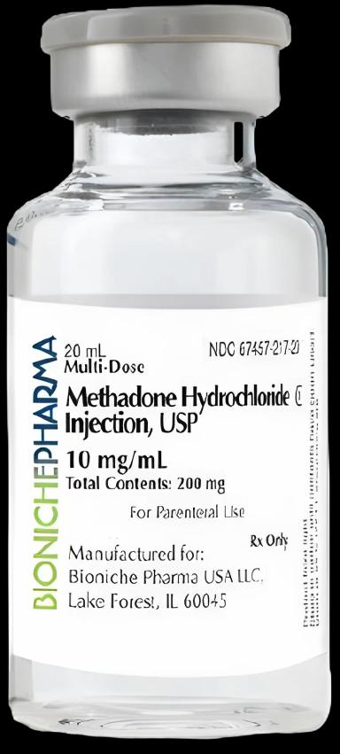 Methadone HCl 10 mg / mL Injection Multiple-Dose Vial 20 mL CII