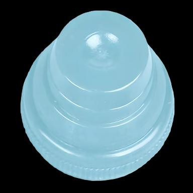 Globe® Scientific Tube Closure Polyethylene Plug Cap Light Blue For use with 10, 12, 13 and 16 mm Tubes Secondary Tube