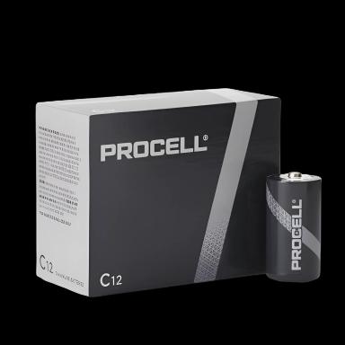 Alkaline Battery Duracell® Procell® C Cell 1.5V Disposable 12 Pack