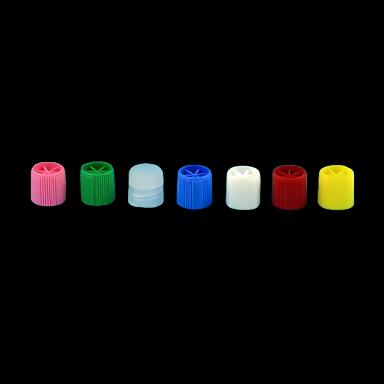 Tube Closure Polypropylene Screw Cap Blue For Sample Tubes with External Threads NonSterile