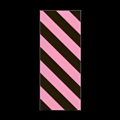 Key Surgical® Blank Label Tape for Instrument Identification, Black/Pink Vinyl, 1/4 Inch