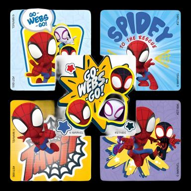 SmileMakers® 100 per Box Spidey & His Amazing Friends Sticker 2-1/2 Inch