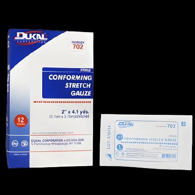Conforming Bandage Dukal™ 2 Inch X 4-1/10 Yard 1 per Pack Sterile 1-Ply Roll Shape