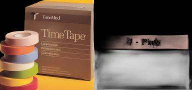 Blank Label Tape Time® Multipurpose Label Pink Vinyl 1/2 X 500 Inch