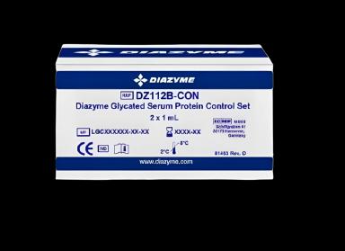 Diabetes Management Test Control Set Diazyme Glycated Serum Protein Leve, 1, 2 2 X 1 mL