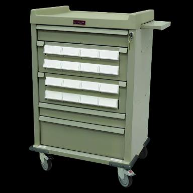 Medication Cart Aluminum - AL16CS-5