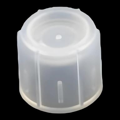 Globe Scientific Tube Closure Polyethylene Two-Position Snap Cap Natural 12 mm For 12 mm Tubes NonSterile