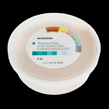 McKesson Therapy Putty 2X-Soft 4 oz - Strengthening and Rehabilitation Silicone Polymer