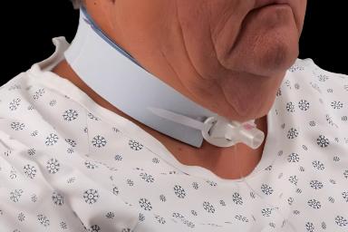 Tracheostomy Tube Holder Dale® Blue® 1-1/2 W X 28 Inch