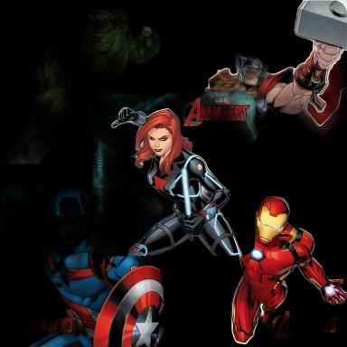 Avengers Classic Sticker Roll - Value Stickers™ 1.625 Inch for Medical Practices