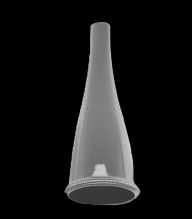 Bausch & Lomb Ear Speculum Tip Oval Size 3, 7mm Chrome Plated Reusable - N0266 3