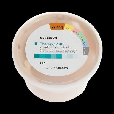 McKesson Therapy Putty 2X-Soft 1 lb - Silicone Polymer Grip Strengthener