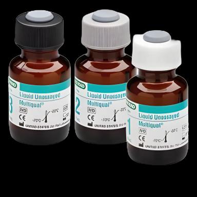 Unassayed Control Set Multiqual® MiniPak 80 Analytes 3 Levels 3 X 10 mL
