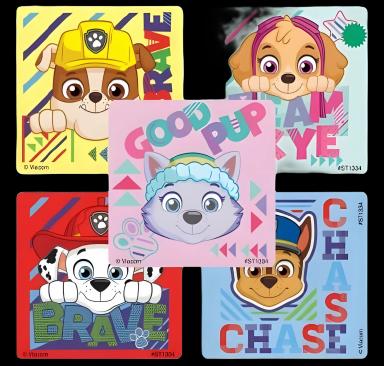 SmileMakers® 100 per Roll PAW Patrol Sports Sticker 2-1/2 Inch