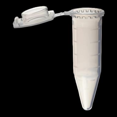 ClikLok™ 5 mL Microcentrifuge Tube with Hinged Snap Cap - Polypropylene, RNase/DNase Free