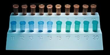 Microcentrifuge Test Tube Rack Fisherbrand™ 20 Place 0.5 mL Tube Size