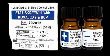 Detectabuse® Stat-Skreen® Drugs of Abuse (DOA) Control Set, 2 x 5 mL