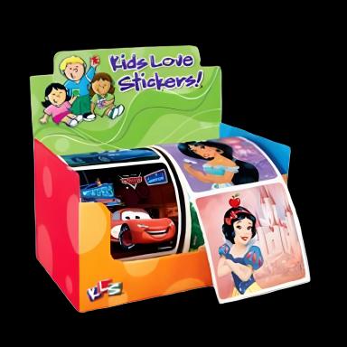 Disney Boys n' Girls Stickers Roll for Pediatric Care - 150 Count