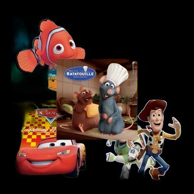 Disney® 75 per Pack Best of Pixar Sticker 2-1/2 Inch