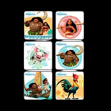 Disney® Moana Stickers 2-1/2 Inch, 75 per Roll - Pediatric Reward