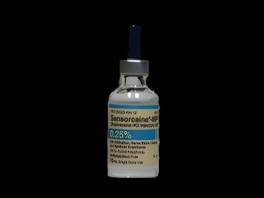Sensorcaine® - MPF Bupivacaine HCl, Preservative Free 0.25%, 2.5 mg / mL Injection Single-Dose Vial 30 mL