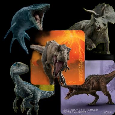 Jurassic World Stickers for Patient Rewards - 250 Pack by Value Stickers™