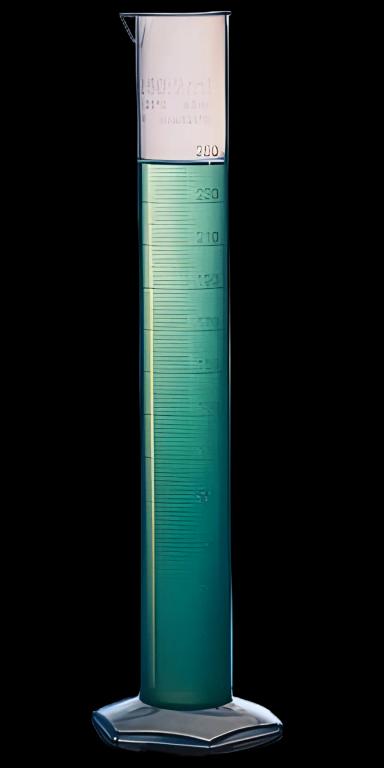 Graduated Cylinder Fisherbrand™ Polypropylene 250 mL (8 oz.)