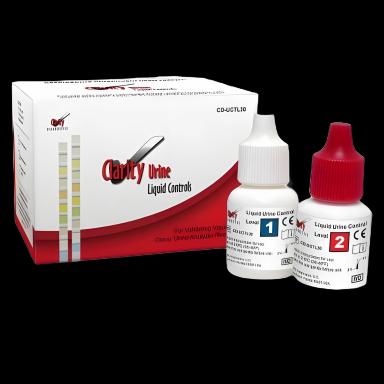 Semi-Quantitative Clinical Testing Control Set for Urine - Level 1 & 2, 6 X 10 mL by Clarity Diagnostics