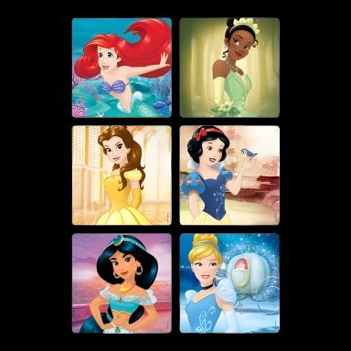 Kids Love Stickers® 90 per Pack Disney Princesses New Classics Sticker 2-1/2 Inch