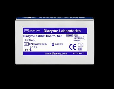 Inflammation Control Set Diazyme High-Sensitivity C-Reactive Protein (hsCRP) Level 1, 2, 3 3 X 3 mL
