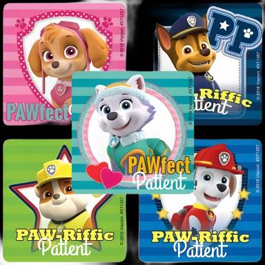 SmileMakers® PAW Patrol Stickers 2-1/2 Inch for Pediatric Rewards - 100 per Roll - ST1257R