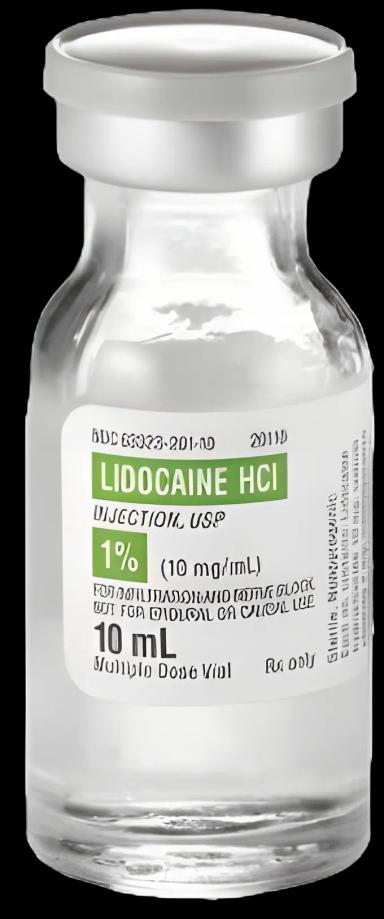 Lidocaine HCl 1%, 10 mg / mL Injection Multiple-Dose Vial 10 mL - 63323020110