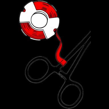 Blank Label Tape Barkley® Colored Identification Tape Red Tape