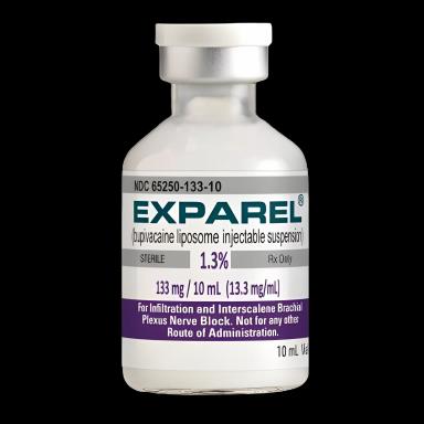 Exparel Bupivacaine Liposome 1.3% Injection 10 mL Vial - Preservative-Free Local Anesthetic