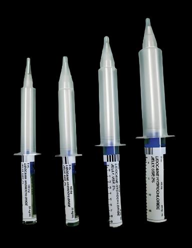 URO-Jet® Lidocaine HCl, Preservative Free 2%, 20 mg / mL Jelly Prefilled Syringe 5 mL - 76329301205