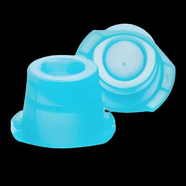 McKesson Universal Snap Cap for Blood Collection Tubes - Polyethylene, Blue, Fits 12mm/13mm/16mm